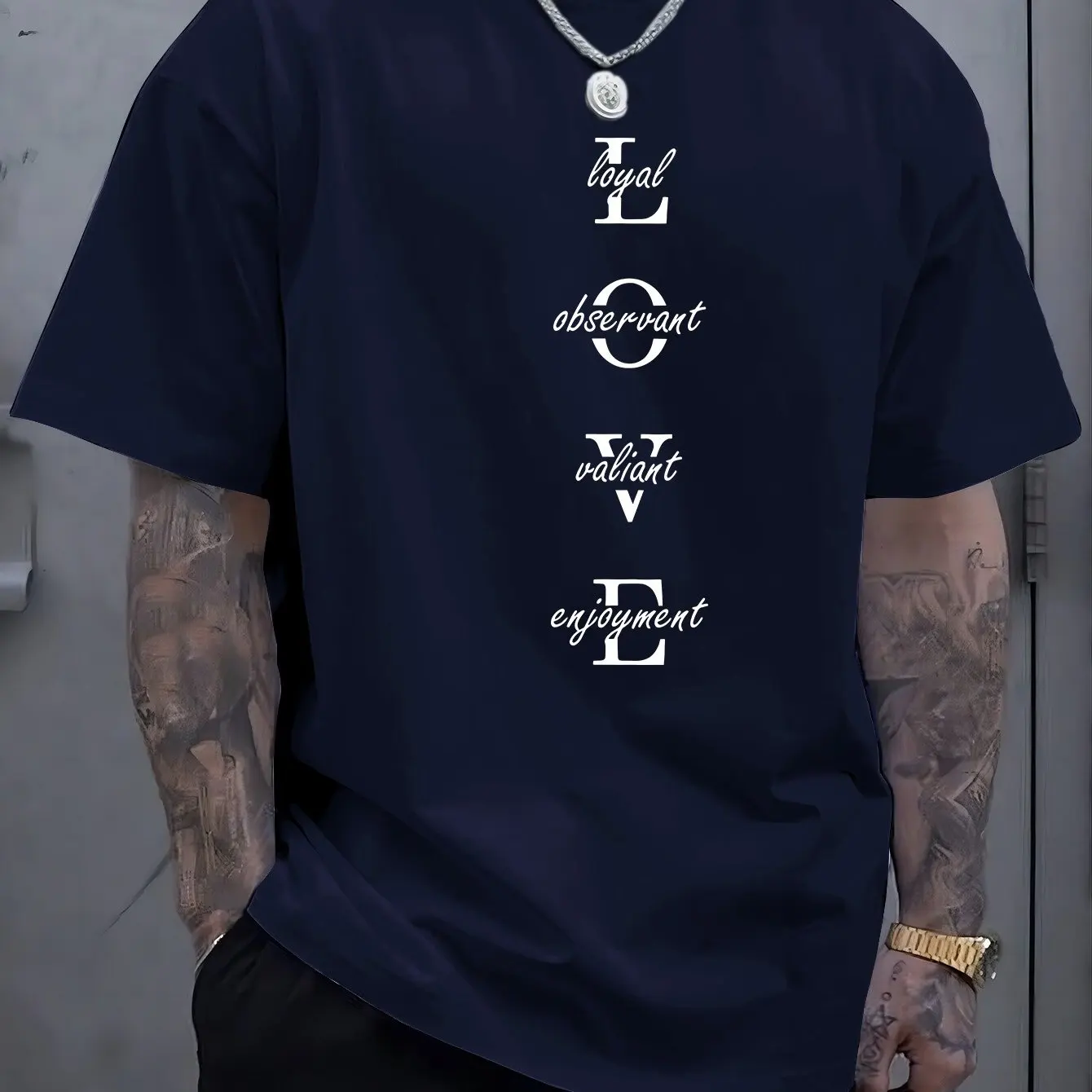 Street Fashion Definition - 100% Cotton Hip Hop Tee Vertical