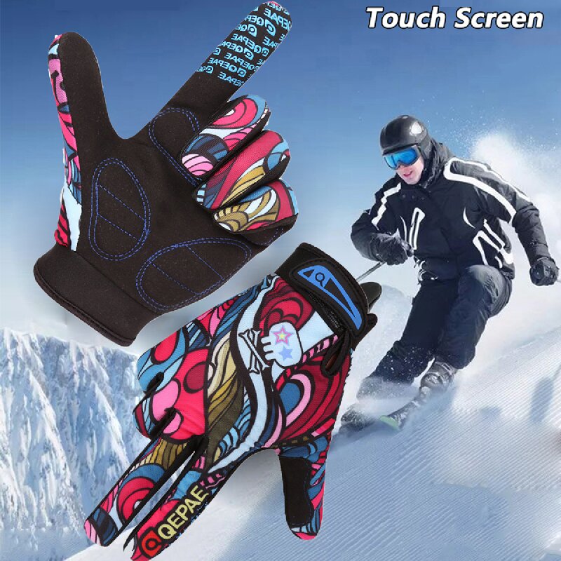 Street Fashion Gloves - Print Cycling Gloves Bike Bicycle Sports
