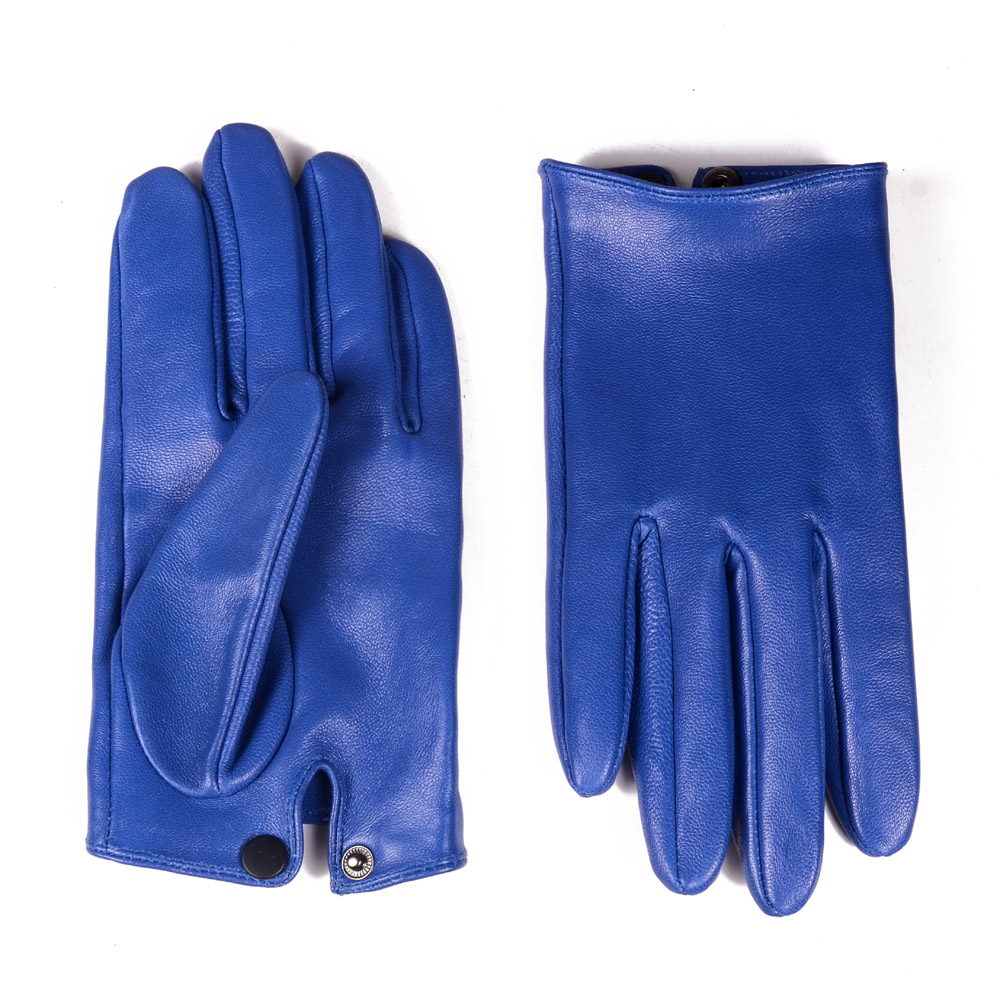 Street Fashion Gloves - Men's Male 100% Real Leather Sheep