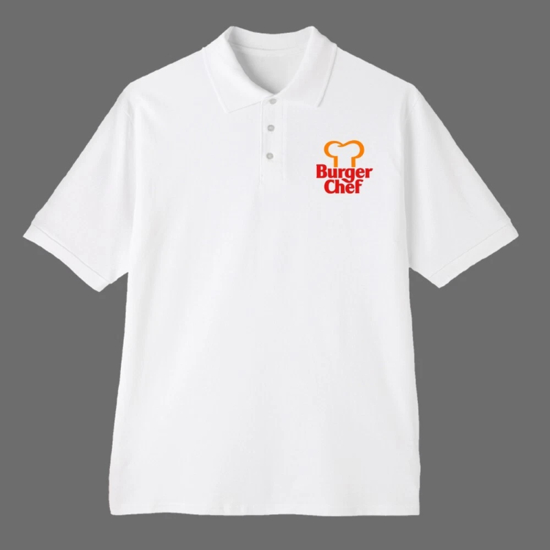 Street Fashion England - Burger Chef White S to 4XL