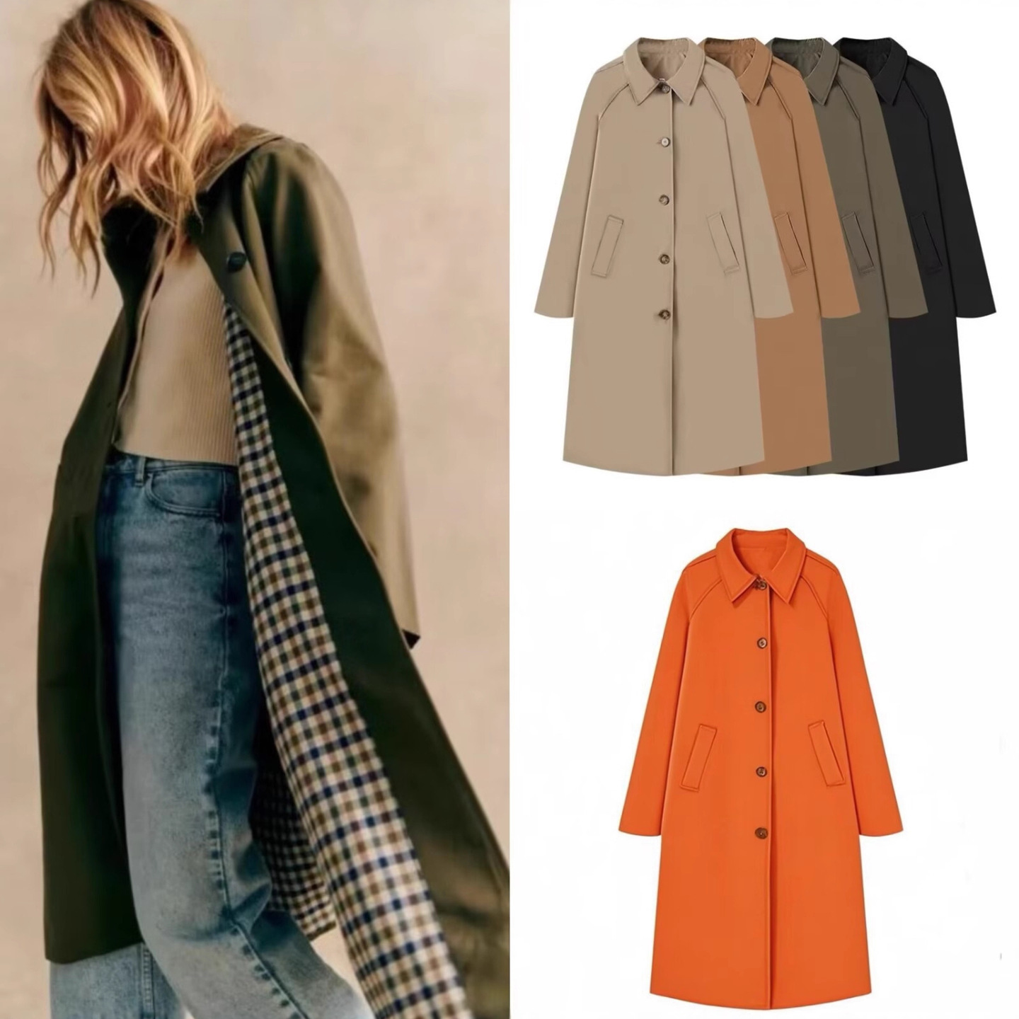 Women's Fashion Long Trench Co – Street Fashion England Bewertung und Preis