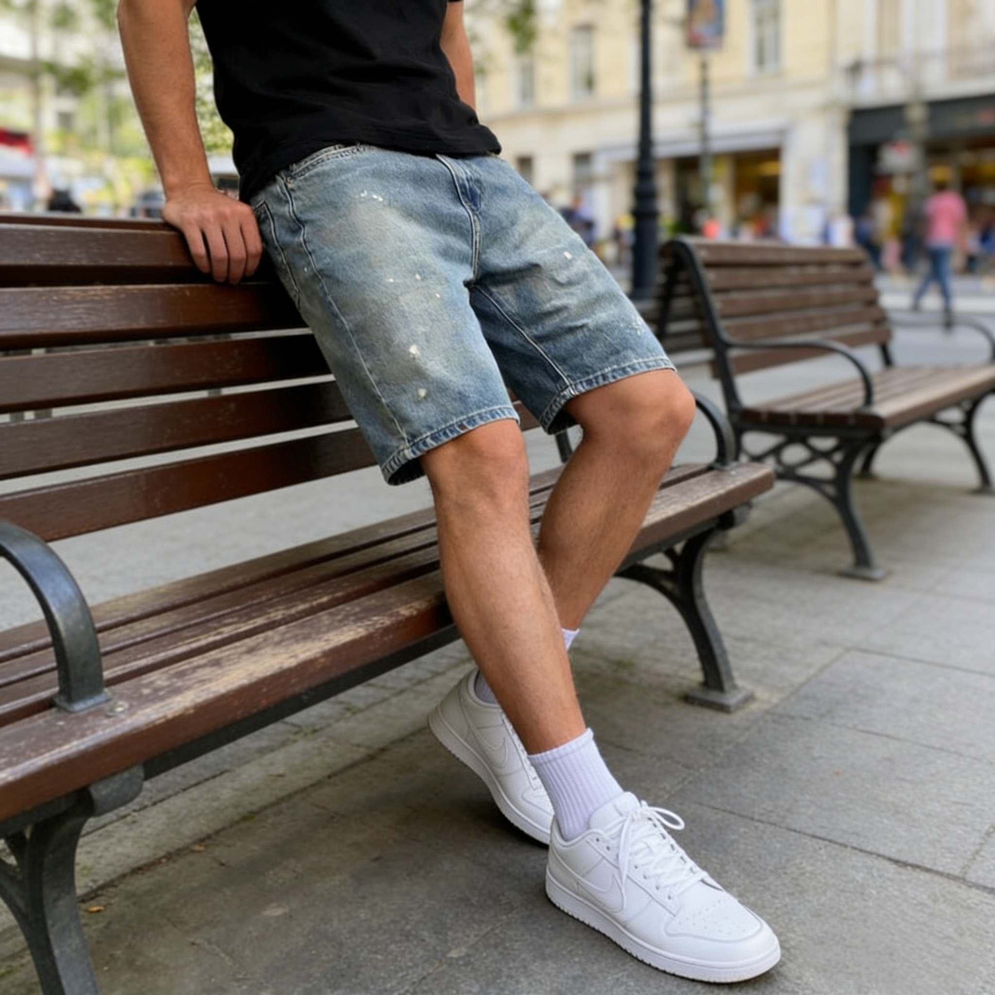 Men's Summer American High Str – Street Fashion American Bewertung und Preis