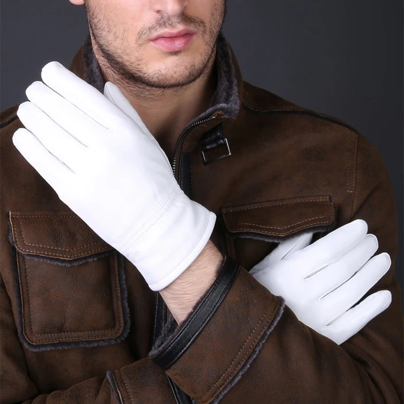 2025 Winter Genuine Leather Wh – Street Fashion Gloves Bewertung und Preis