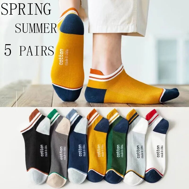 5 Pairs Man Short Socks Fashio – Street Fashion Style Youtube Bewertung und Preis
