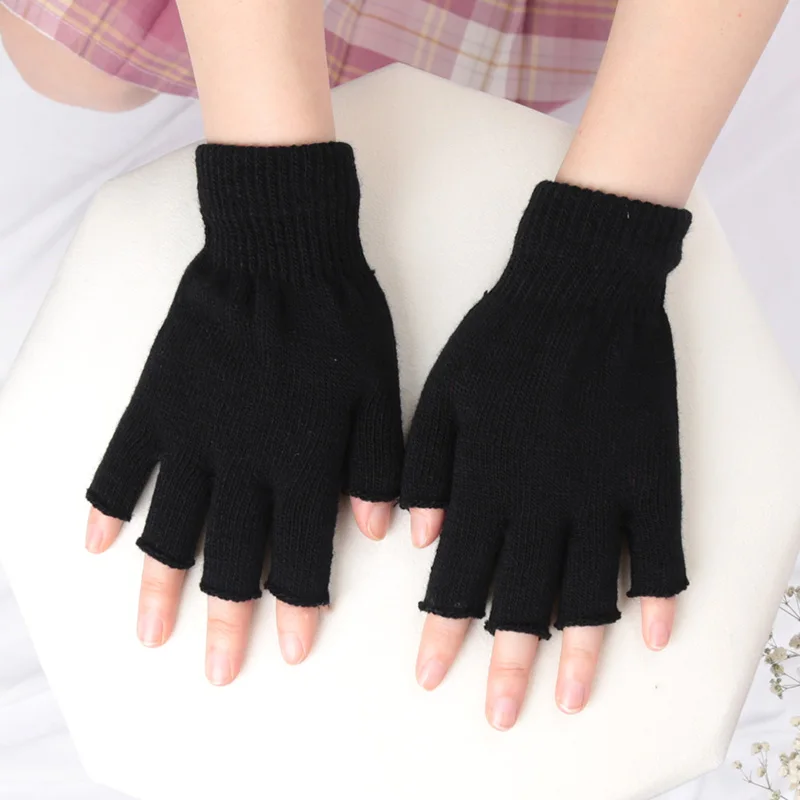 Unisex Black Half Finger Finge – Street Fashion Gloves Bewertung und Preis