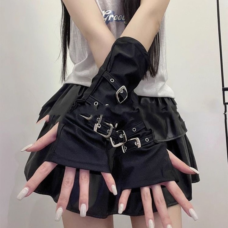 Y2K Personalized Buckle Punk S – Street Fashion Gloves Bewertung und Preis