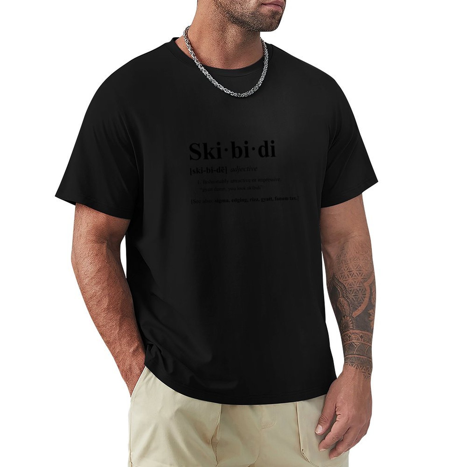 Skibidi Definition T-Shirt Str – Street Fashion Definition Bewertung und Preis
