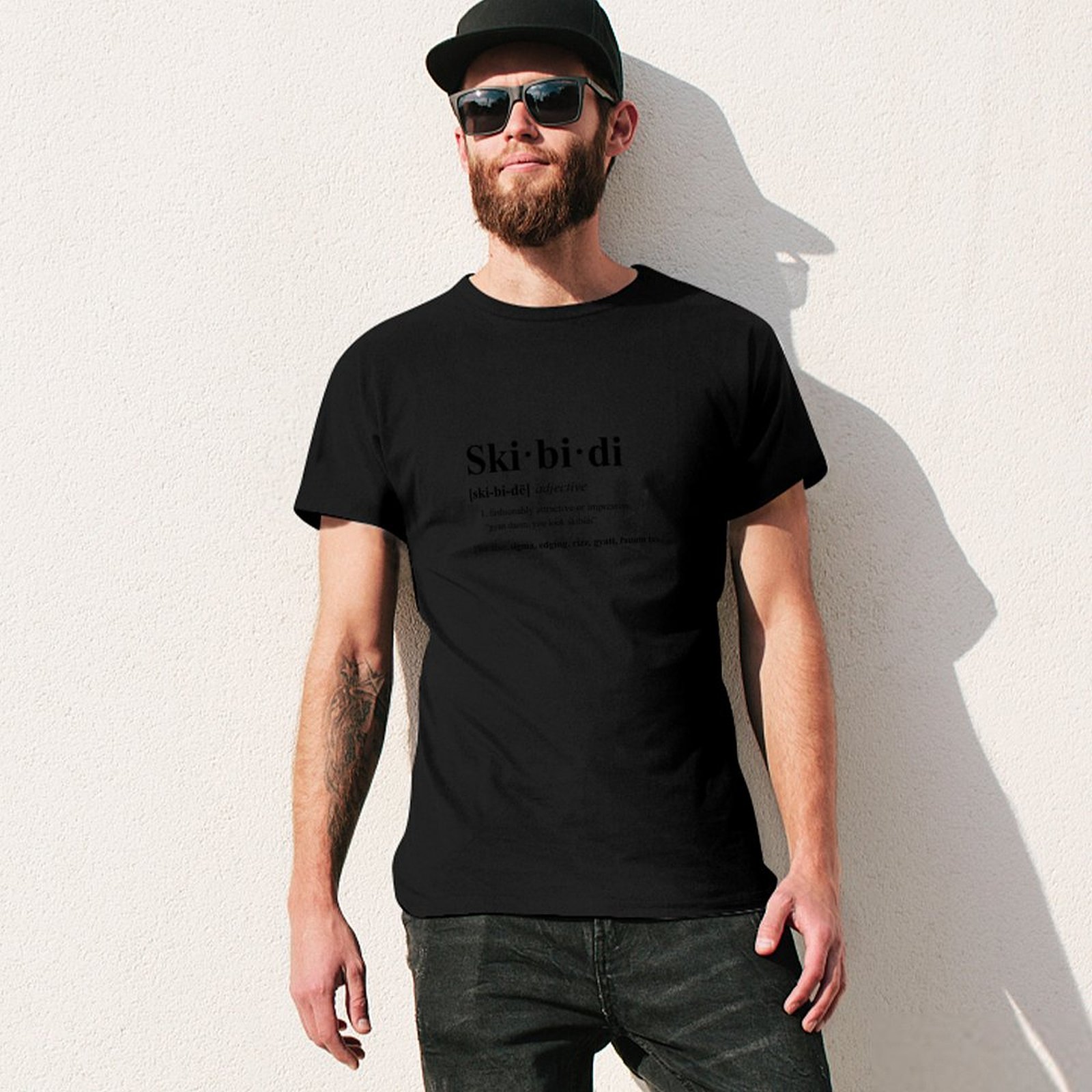 Skibidi Definition T-Shirt Str – Street Fashion Definition Bewertung und Preis