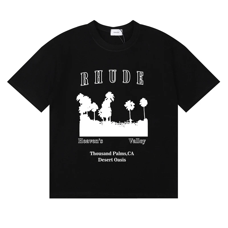 Fashionable Brand Rhude T-shir – Street Fashion Brand Logo Bewertung und Preis