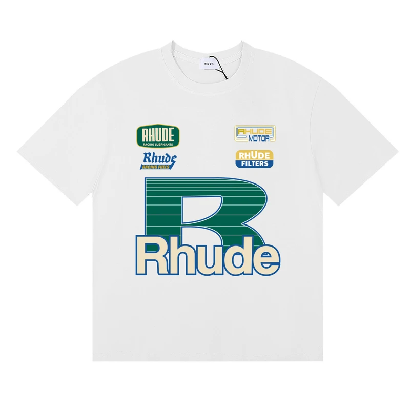 Fashionable Brand Rhude T-shir – Street Fashion Brand Logo Bewertung und Preis