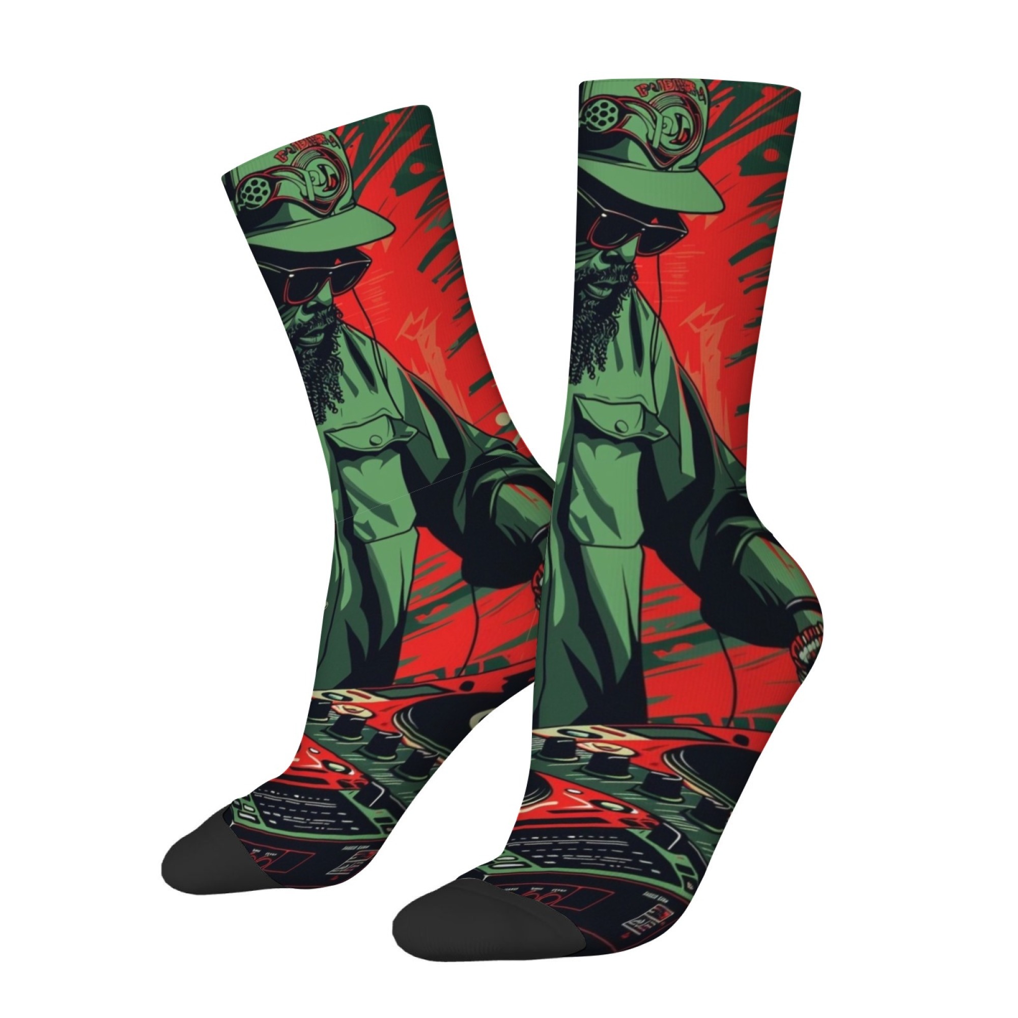 Rebellious Rock Music DJ Print – Quirky Street Fashion Bewertung und Preis