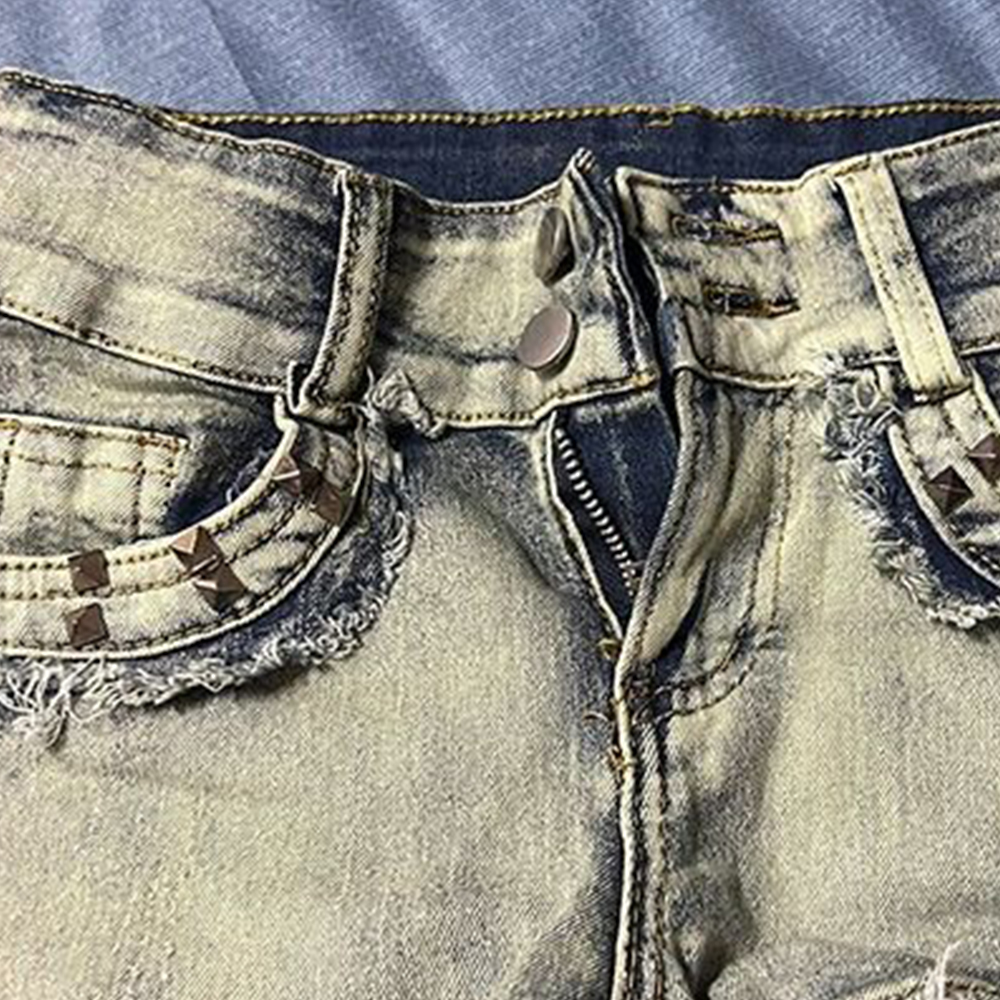 Retroy2K American Rivet Shorts – Street Fashion American Bewertung und Preis