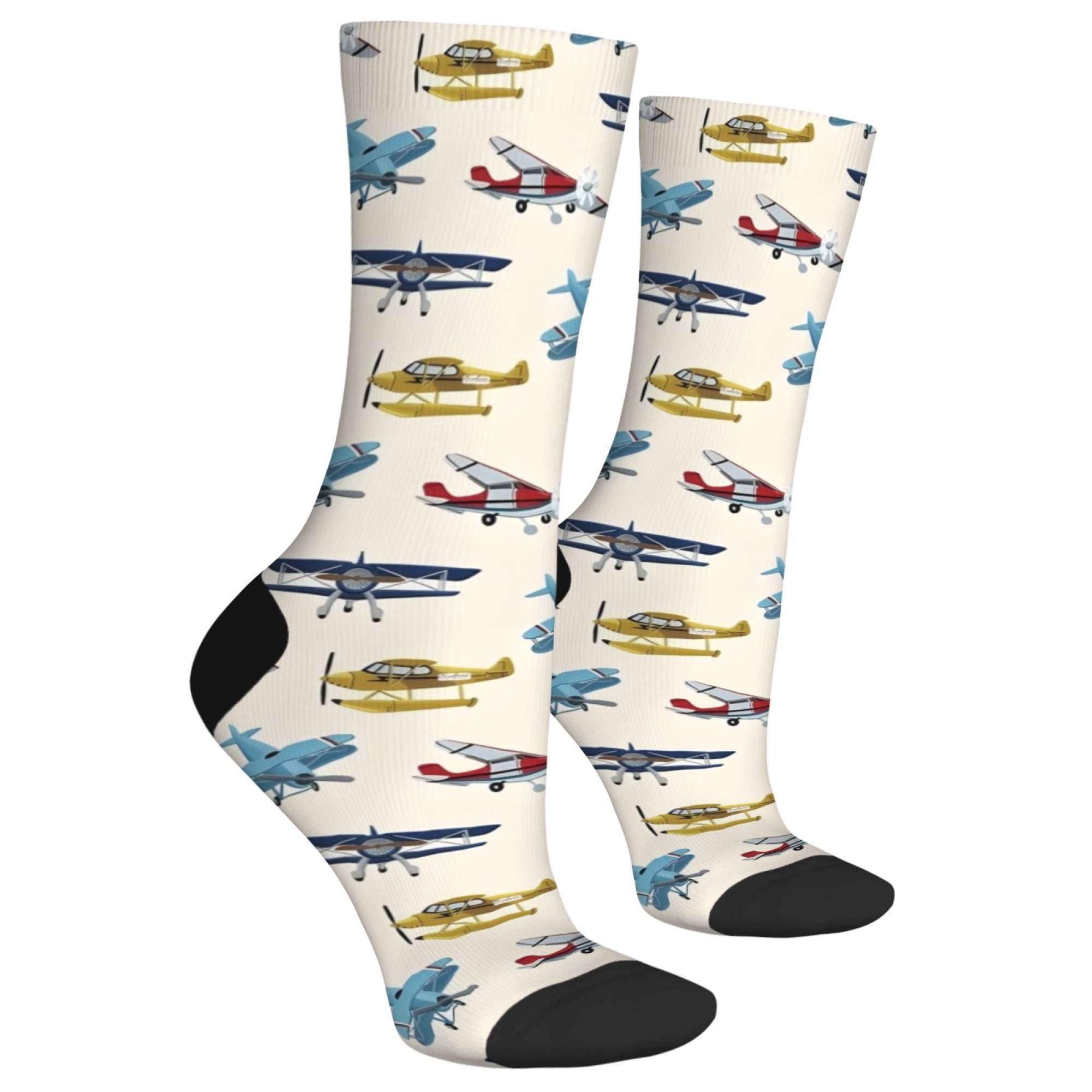Nostalgic airplane men's socks – Street Fashion Style Youtube Bewertung und Preis
