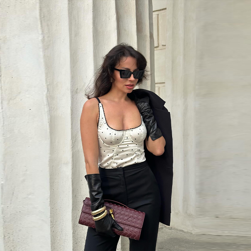 Chic New Strap Sleeveless Dot  – Street Fashion England Bewertung und Preis