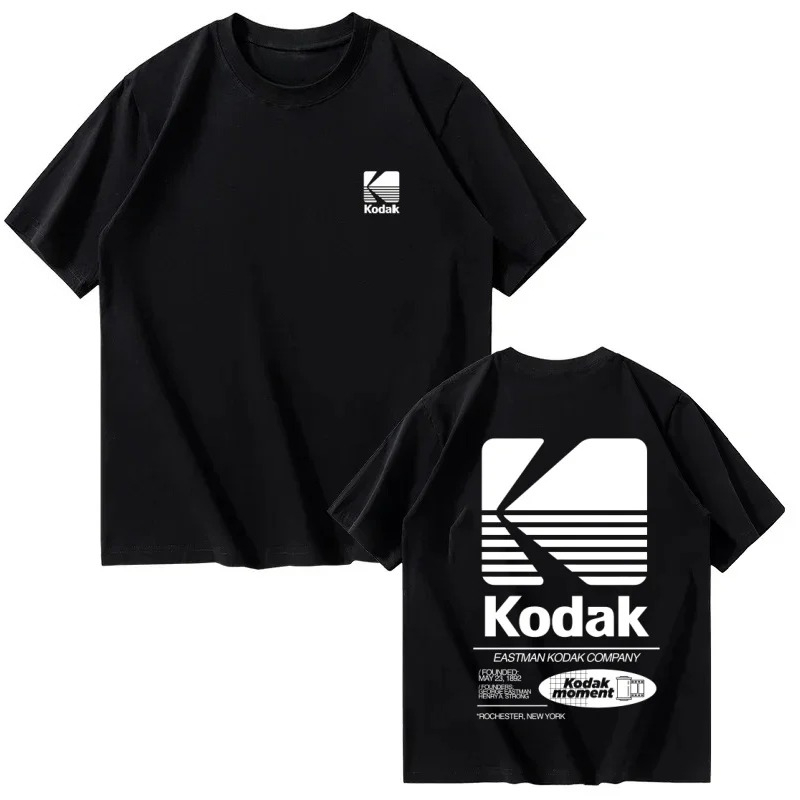 Kodak Brand Pure Cotton T-shir – Street Fashion Brand Logo Bewertung und Preis