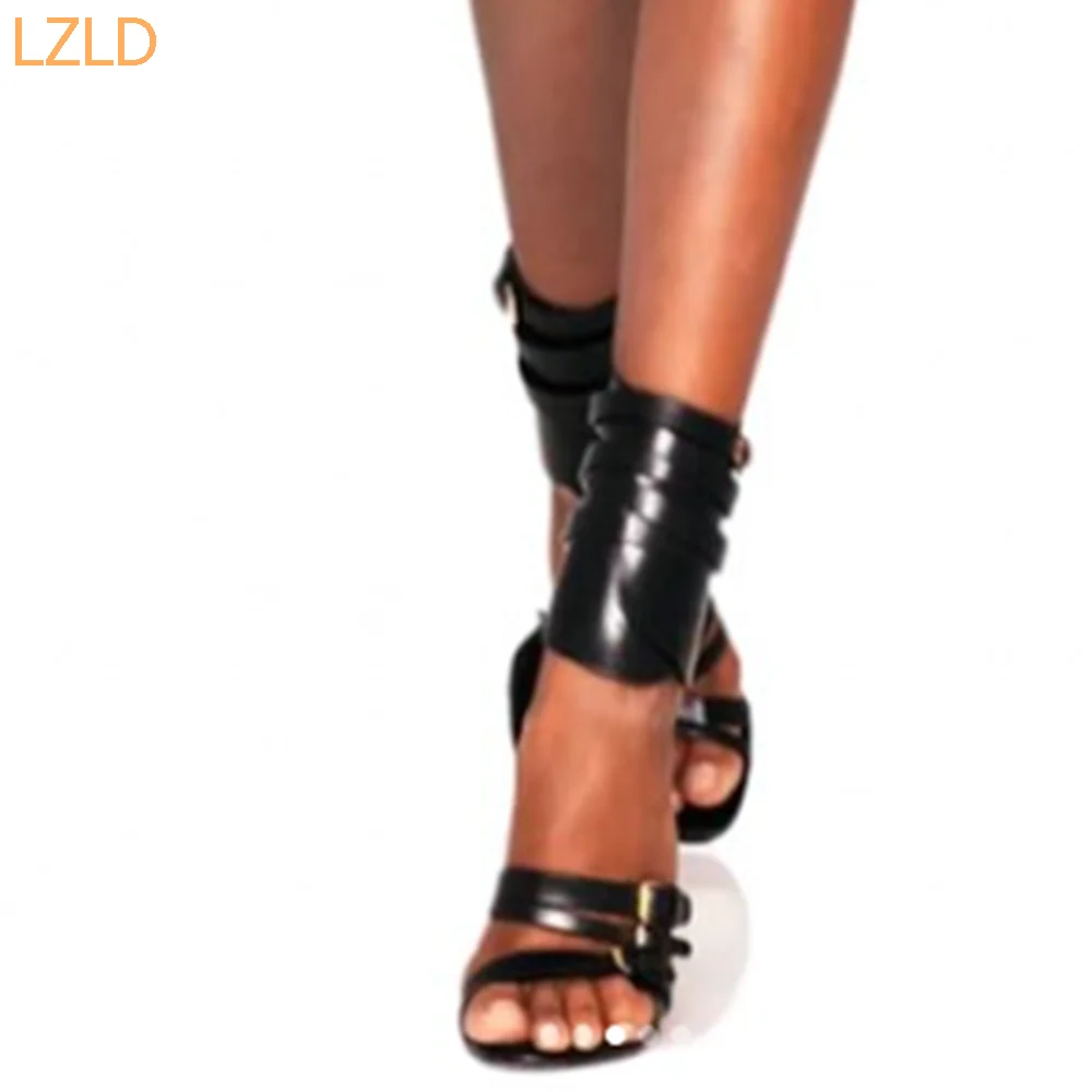 Black Sexy Catwalk Women Sanda – Street Fashion Women Bewertung und Preis