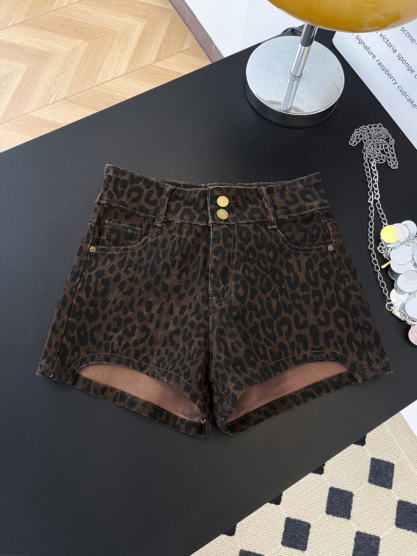American Retro Leopard Print D – Street Fashion American Bewertung und Preis