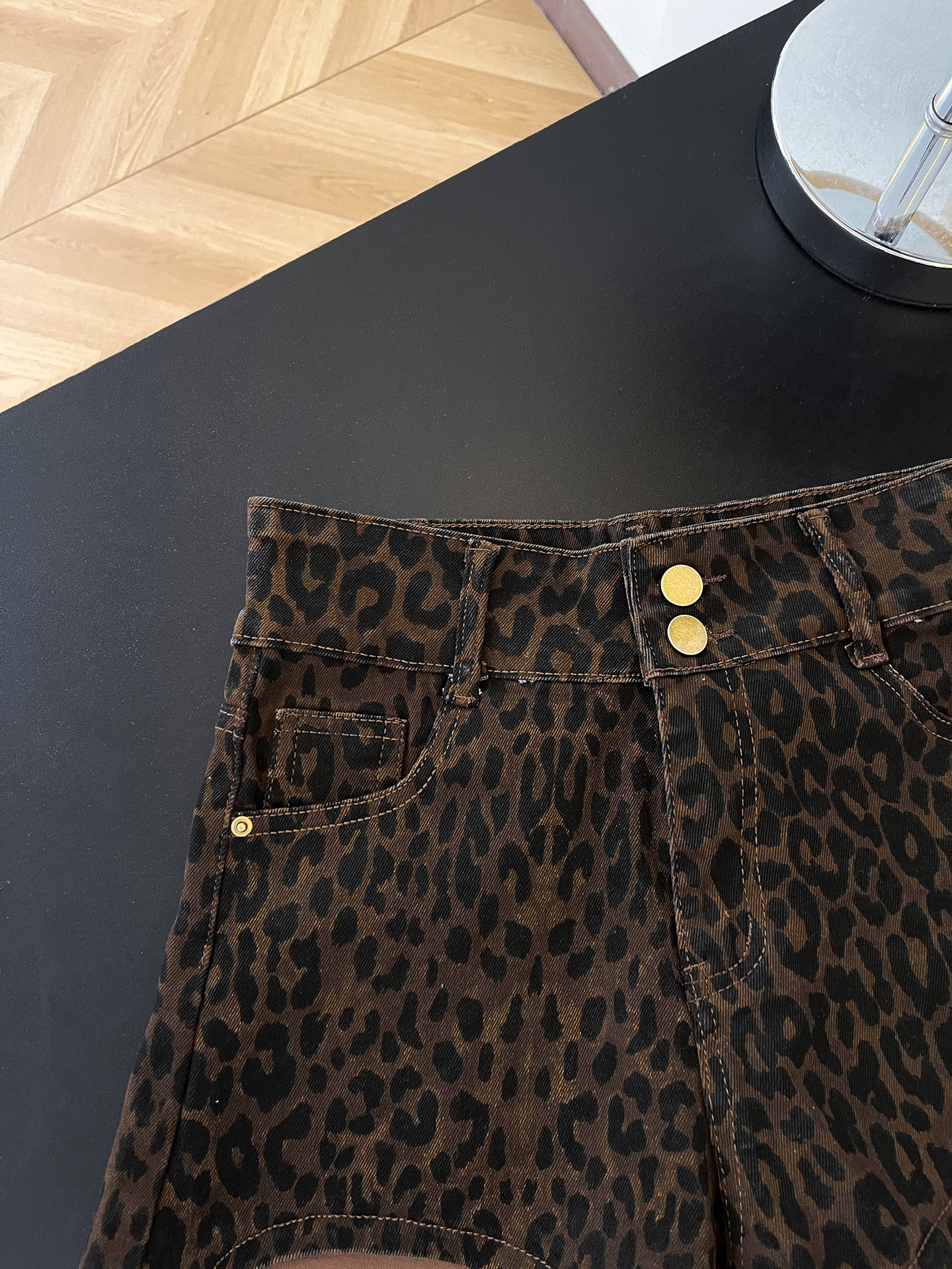 American Retro Leopard Print D – Street Fashion American Bewertung und Preis
