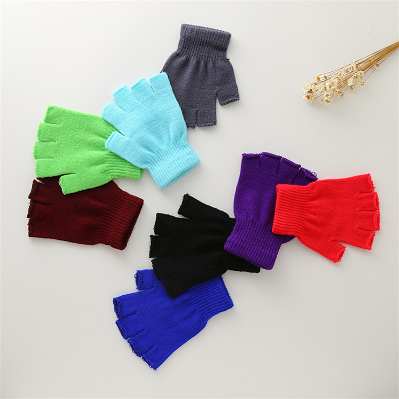 1Pair Unisex Black Half Finger – Street Fashion Gloves Bewertung und Preis