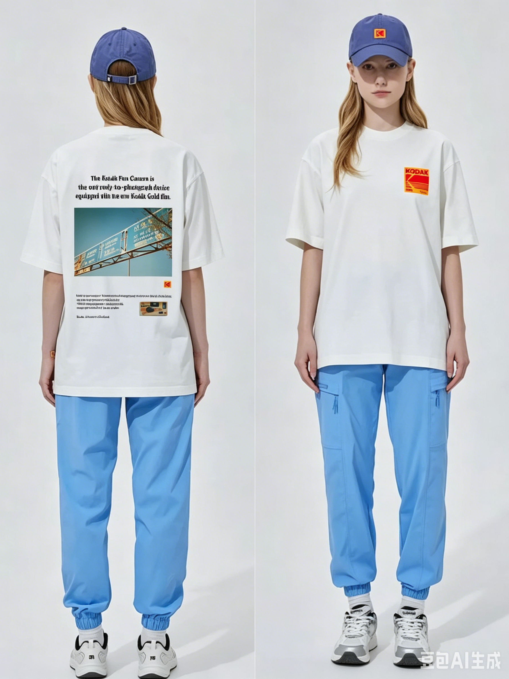 Kodak brand logo printed patte – Street Fashion Brand Logo Bewertung und Preis