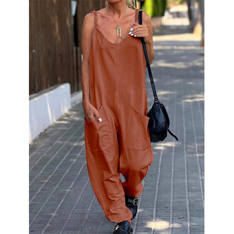 Jumpsuit Women's Solid Color L – Street Fashion England Bewertung und Preis