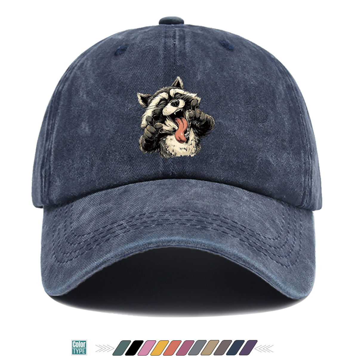 1pc Quirky Grinning Raccoon Pr – Quirky Street Fashion Bewertung und Preis
