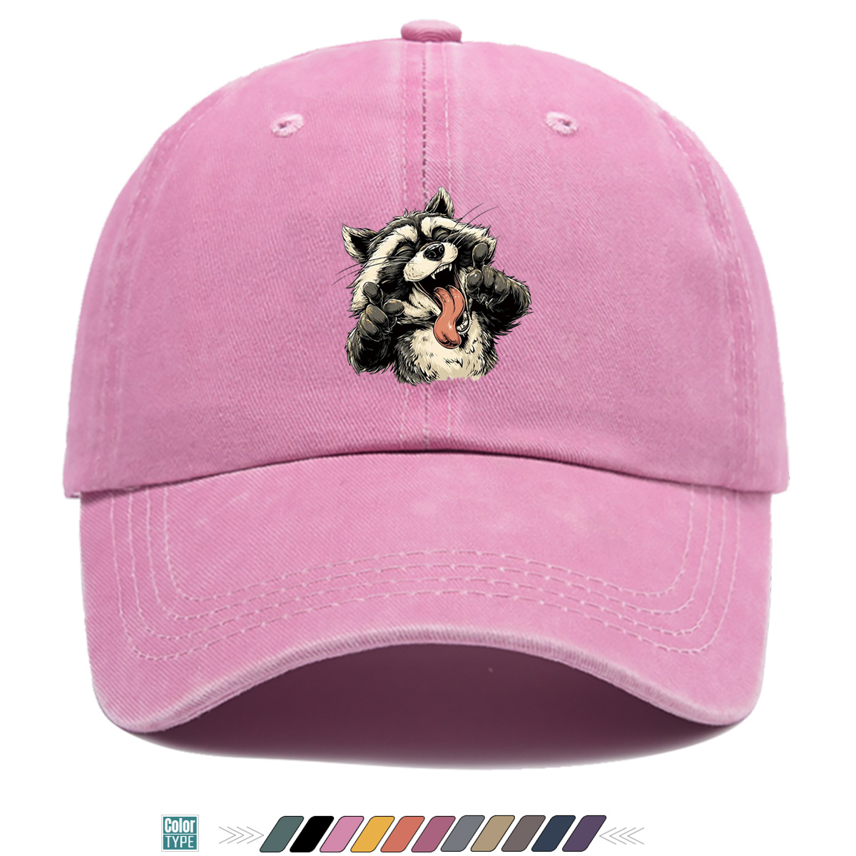 1pc Quirky Grinning Raccoon Pr – Quirky Street Fashion Bewertung und Preis
