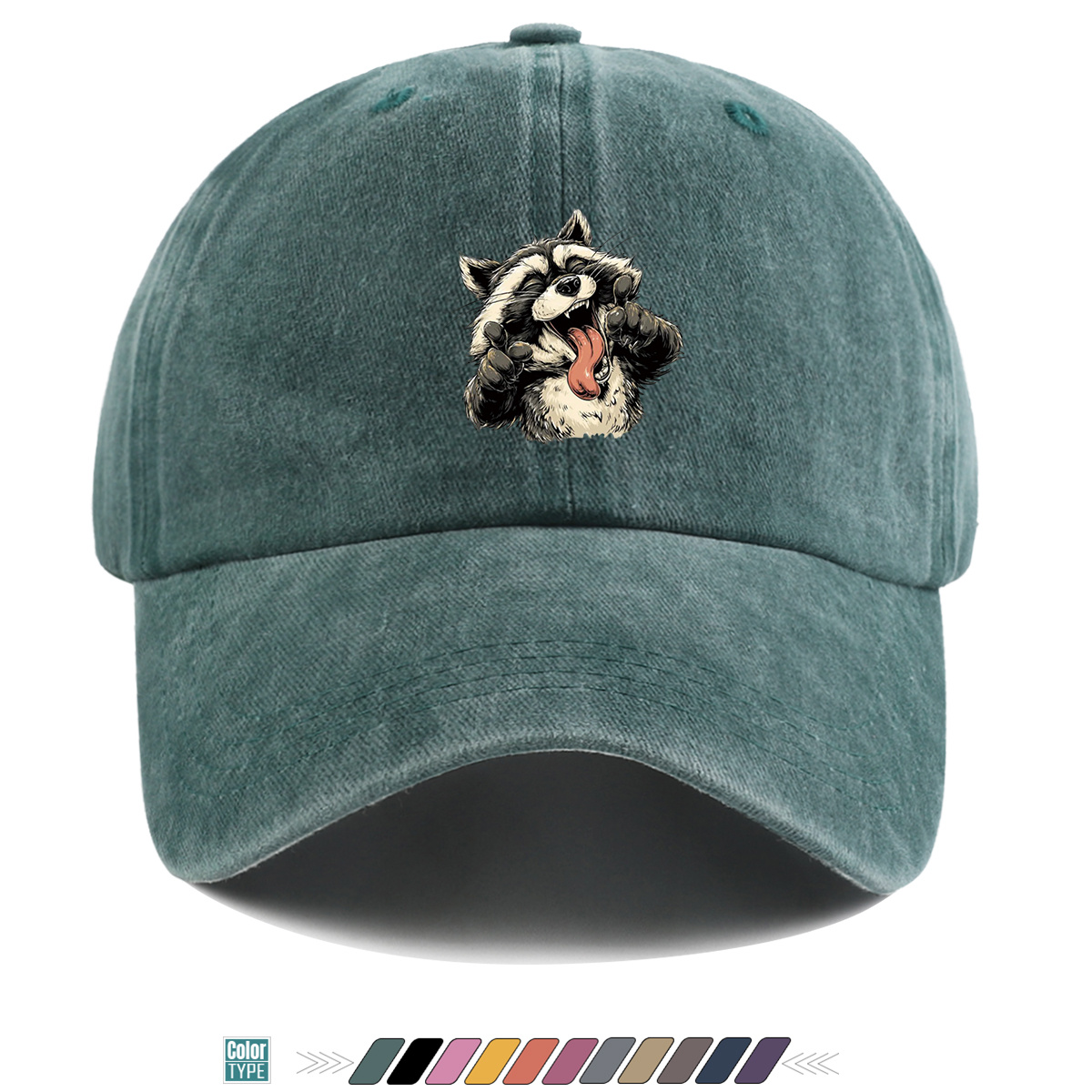 1pc Quirky Grinning Raccoon Pr – Quirky Street Fashion Bewertung und Preis