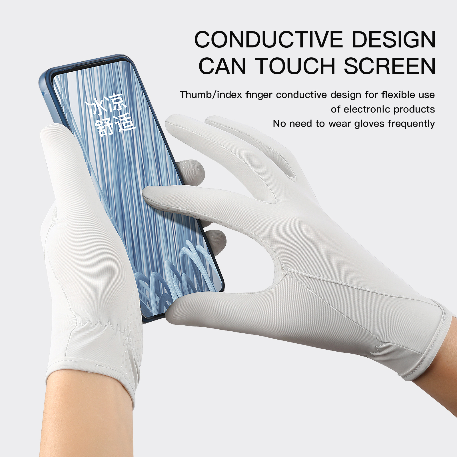 Sunscreen gloves Thin Ice Silk – Street Fashion Gloves Bewertung und Preis