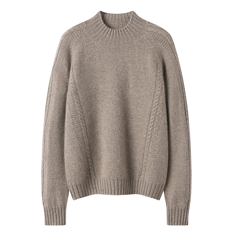 2025 Women's 100% Cashmere Swe – Street Fashion High End Bewertung und Preis