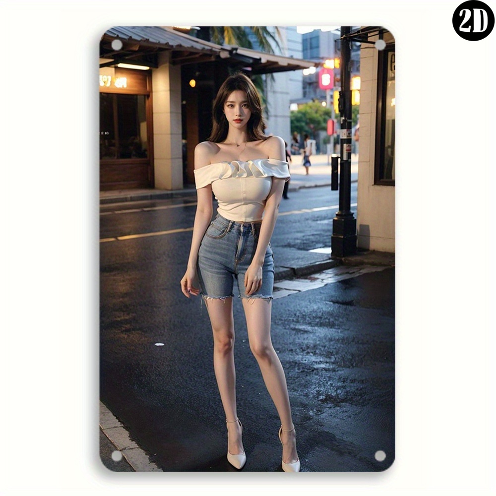High-Definition Metal Tin Sign – Street Fashion Definition Bewertung und Preis