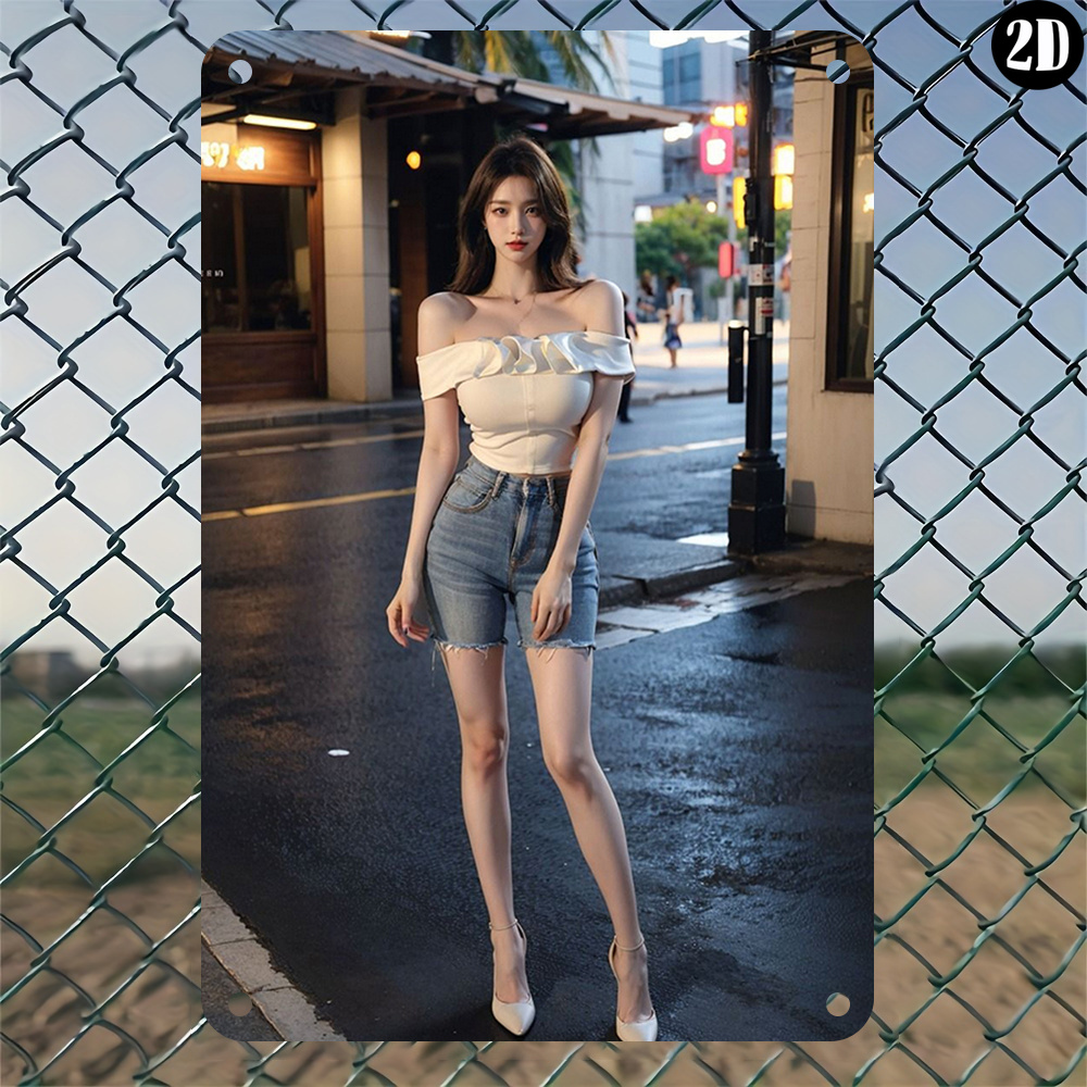 High-Definition Metal Tin Sign – Street Fashion Definition Bewertung und Preis