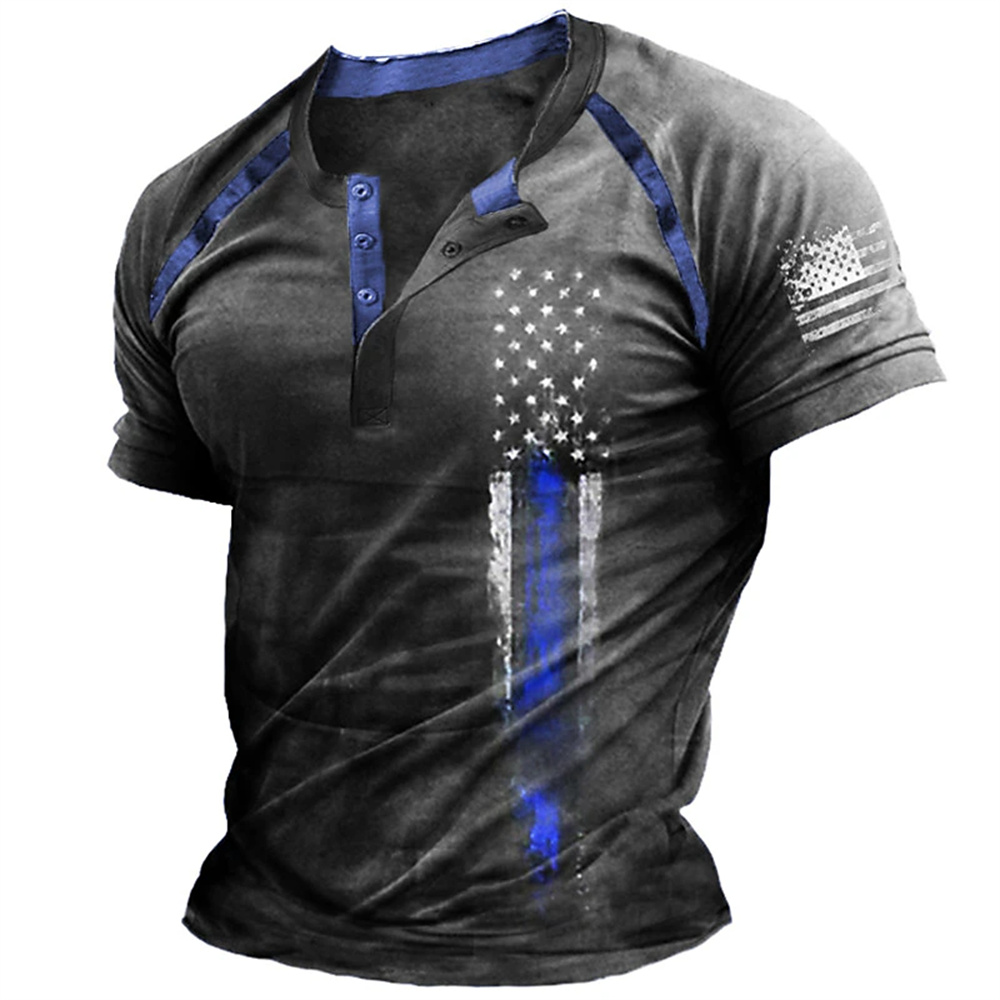 Funny 3D American Flag Print M – Street Fashion American Bewertung und Preis