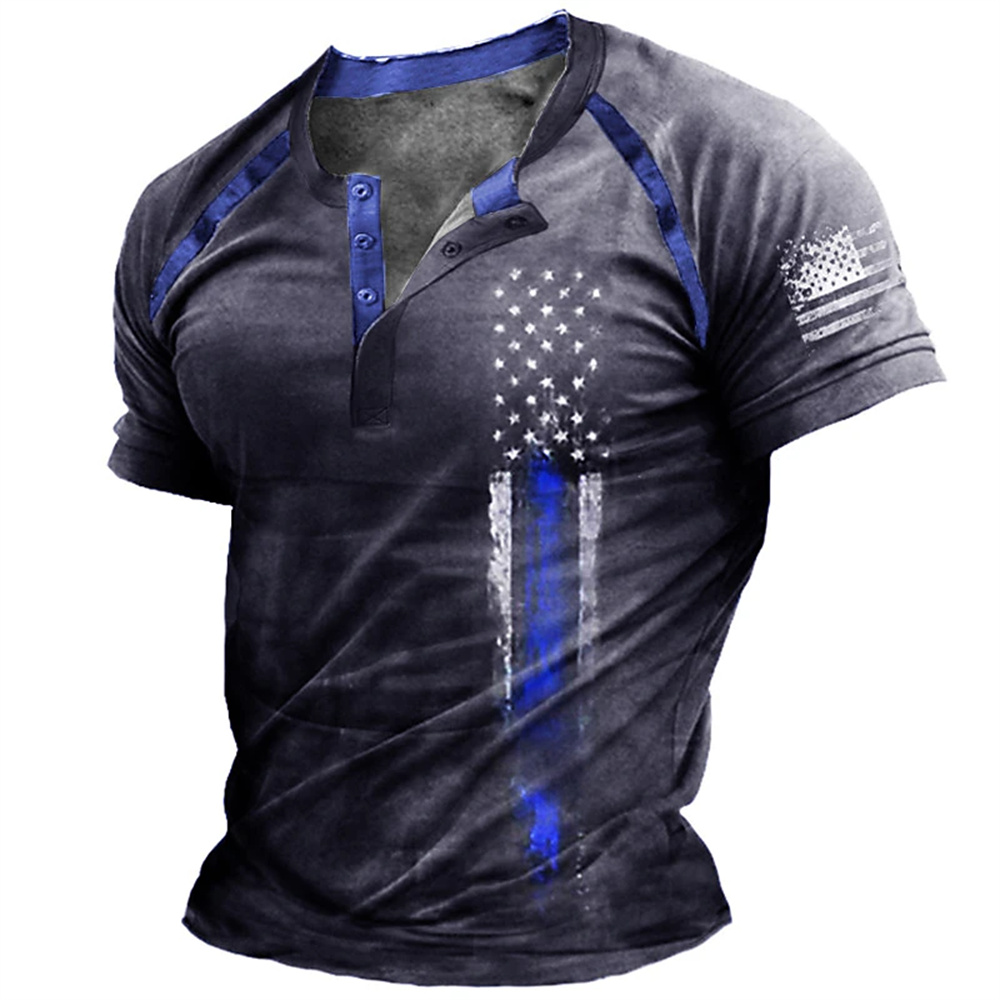 Funny 3D American Flag Print M – Street Fashion American Bewertung und Preis