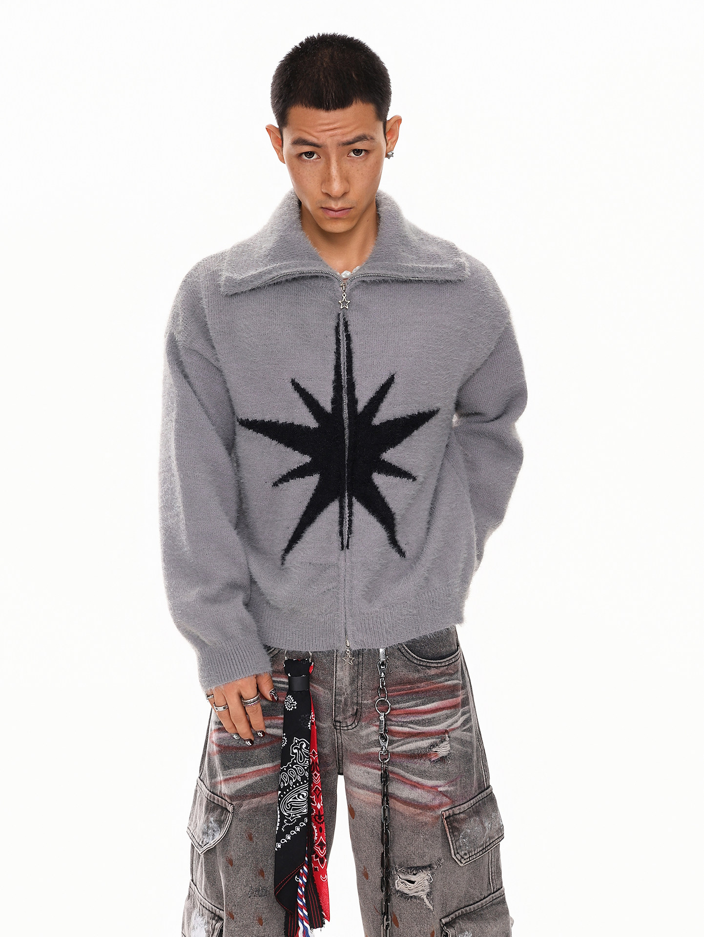 Fur Collar Pullovers Cotton Me – Street Fashion Brand Logo Bewertung und Preis