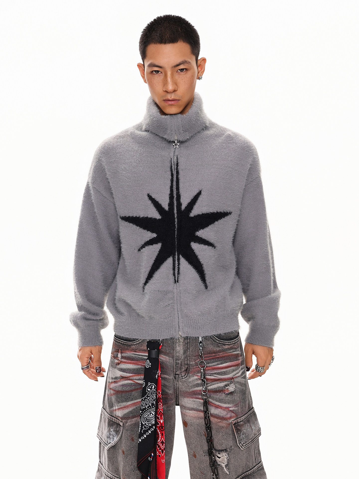 Fur Collar Pullovers Cotton Me – Street Fashion Brand Logo Bewertung und Preis