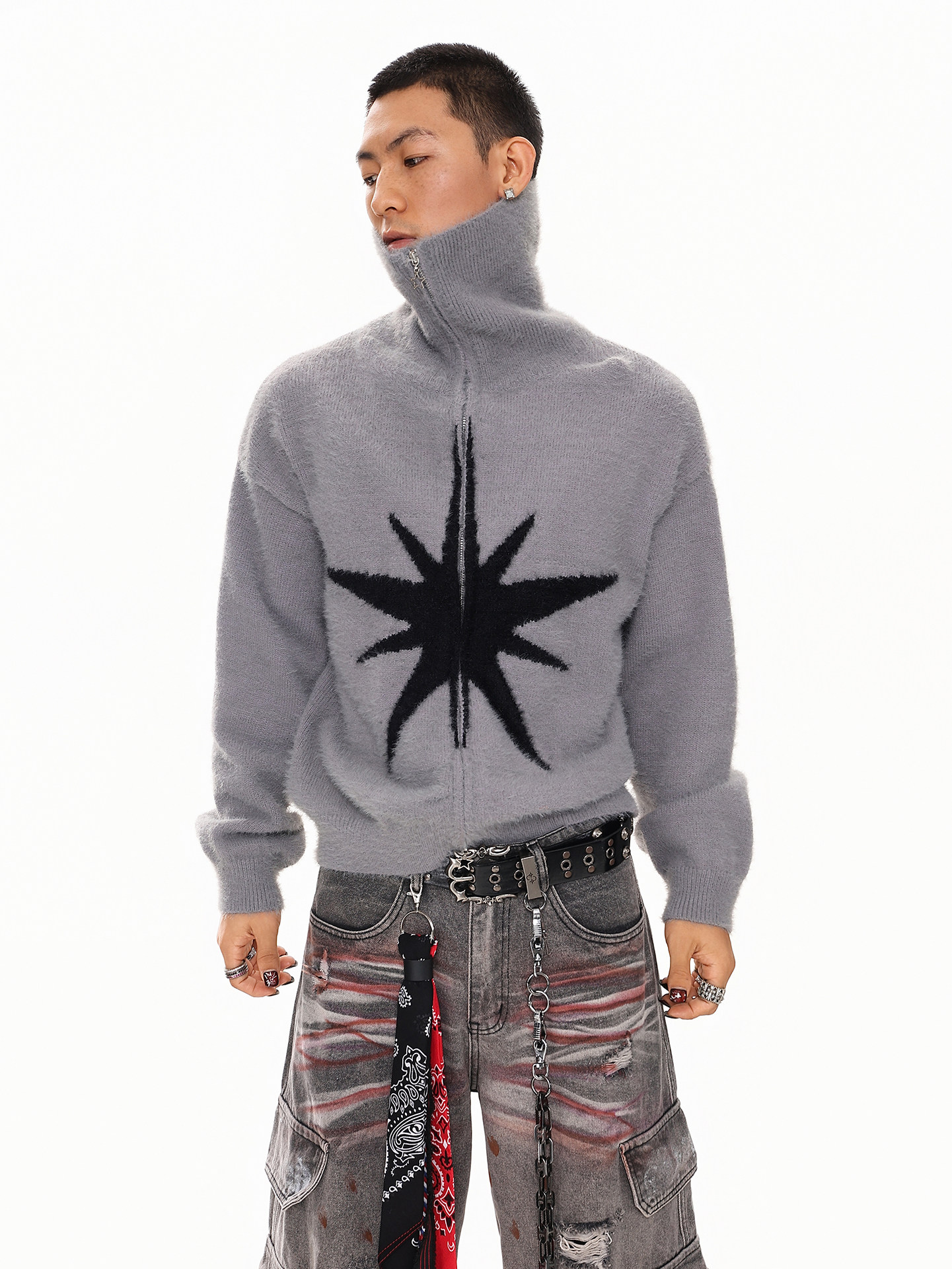 Fur Collar Pullovers Cotton Me – Street Fashion Brand Logo Bewertung und Preis