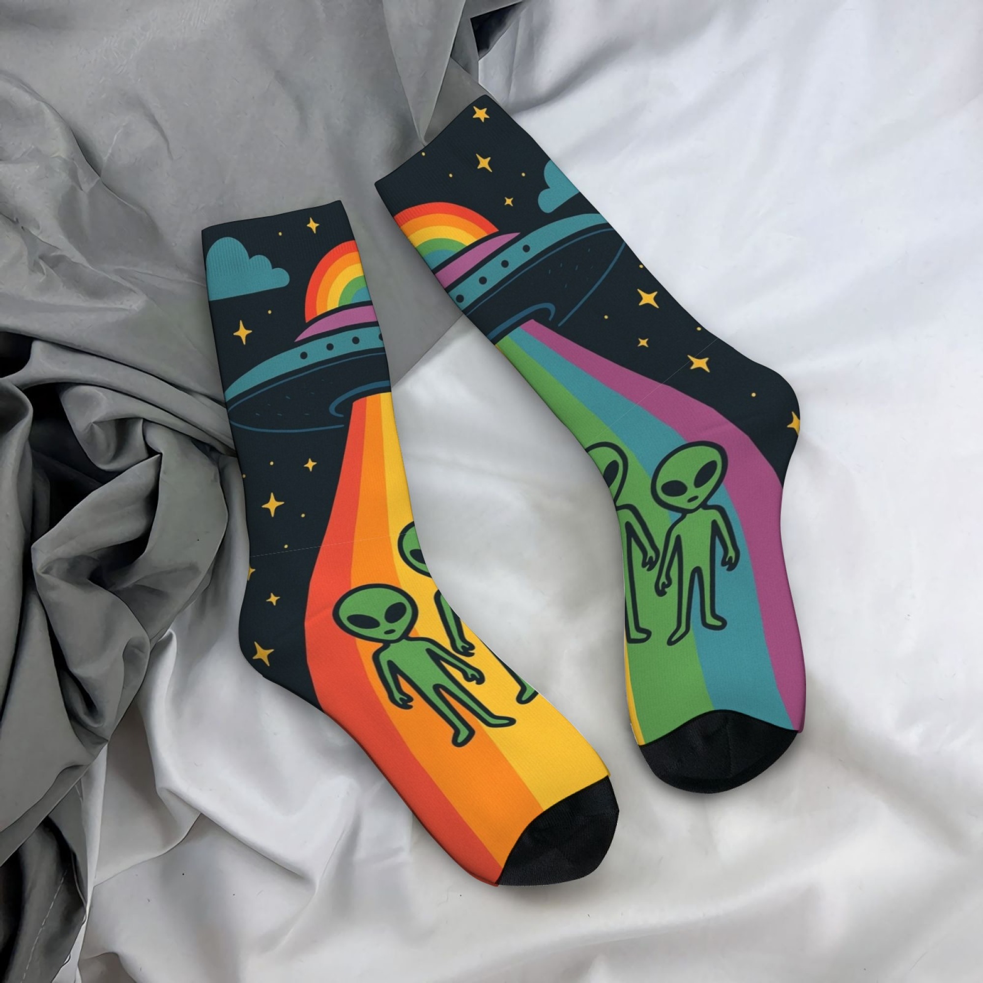 Rainbow Flying Saucer Alien No – Street Fashion Style Youtube Bewertung und Preis