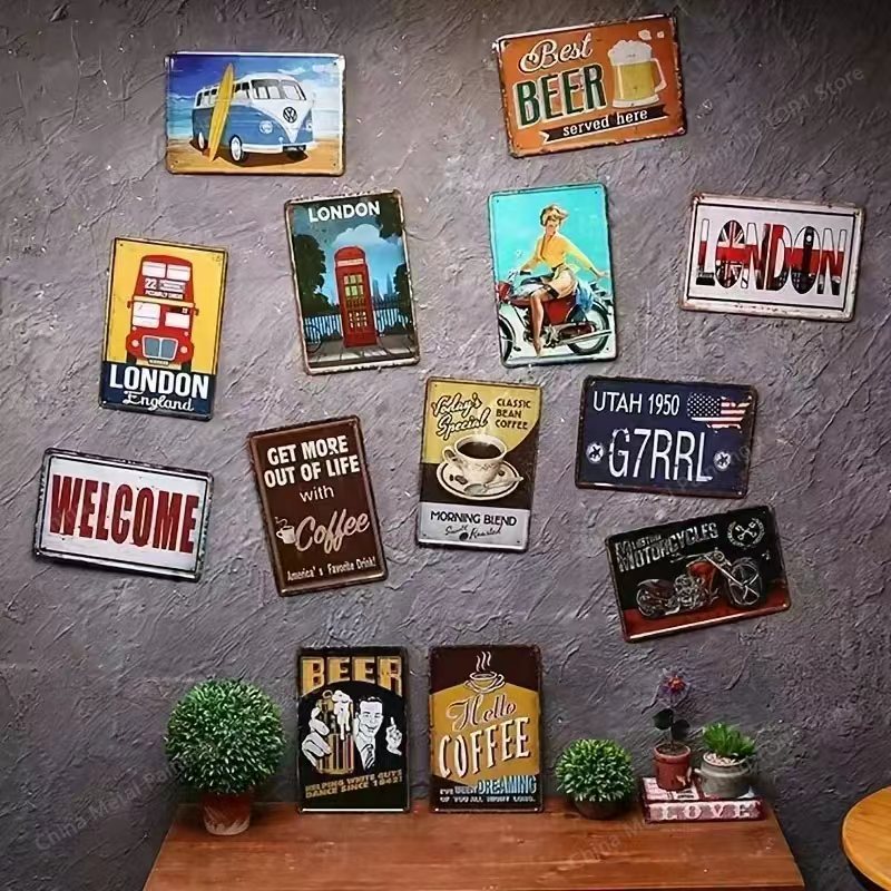 High-Definition Metal Tin Sign – Street Fashion Definition Bewertung und Preis