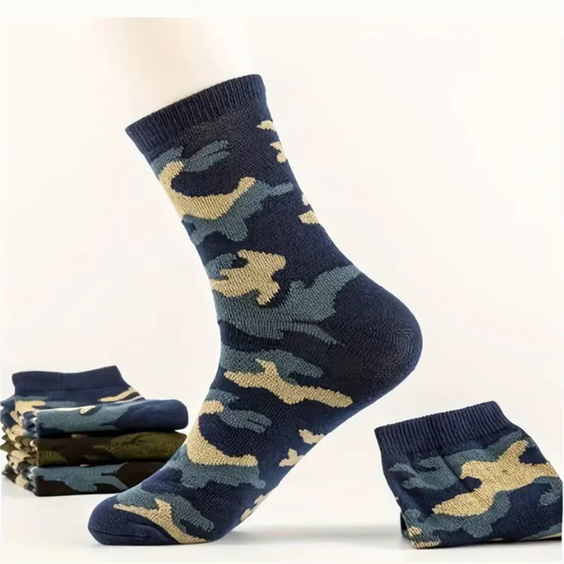 3Pairs Men Camouflage Mid Tube – Street Fashion Style Youtube Bewertung und Preis
