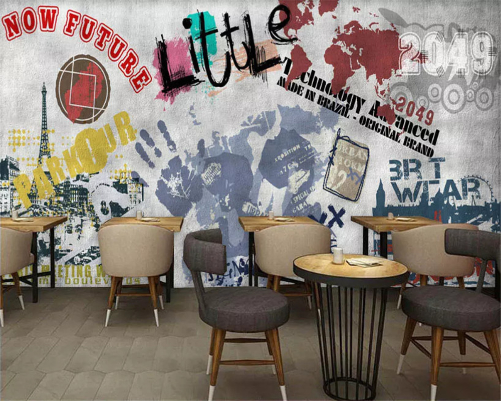 beibehang Custom fashion decor – Street Fashion Wallpaper Bewertung und Preis