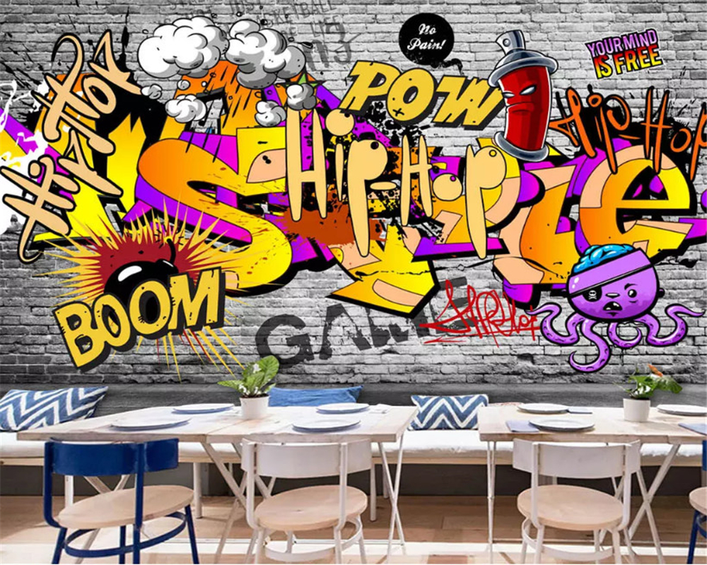 beibehang Custom fashion decor – Street Fashion Wallpaper Bewertung und Preis
