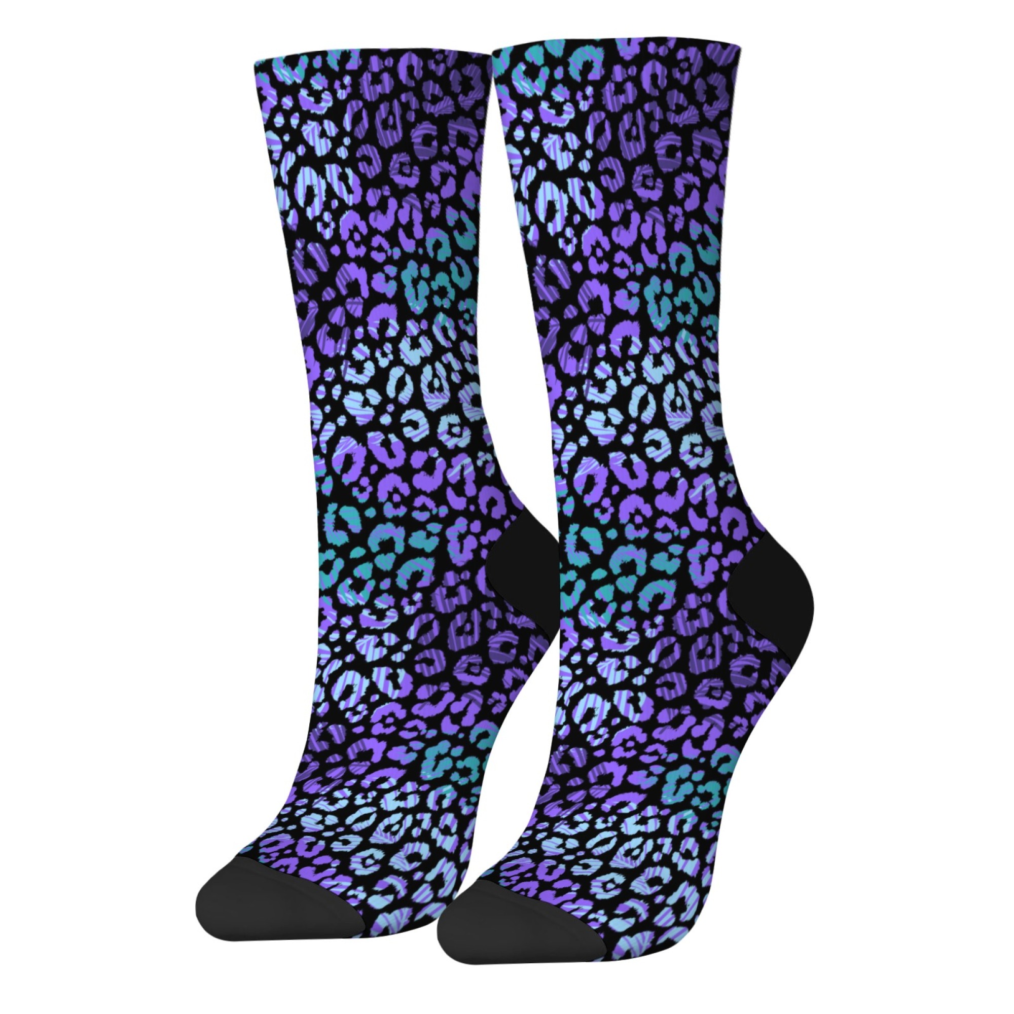 Neon Leopard Print Socks Y2K S – Street Fashion Style Youtube Bewertung und Preis