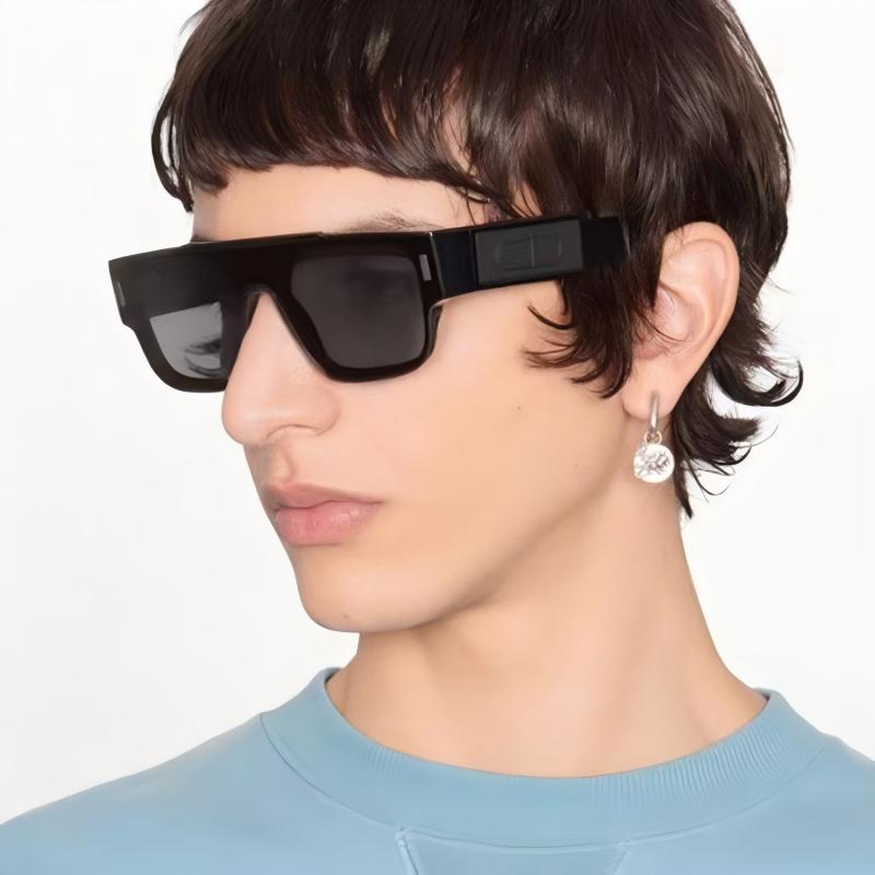 Trendy green square frame sung – Street Fashion Model Bewertung und Preis
