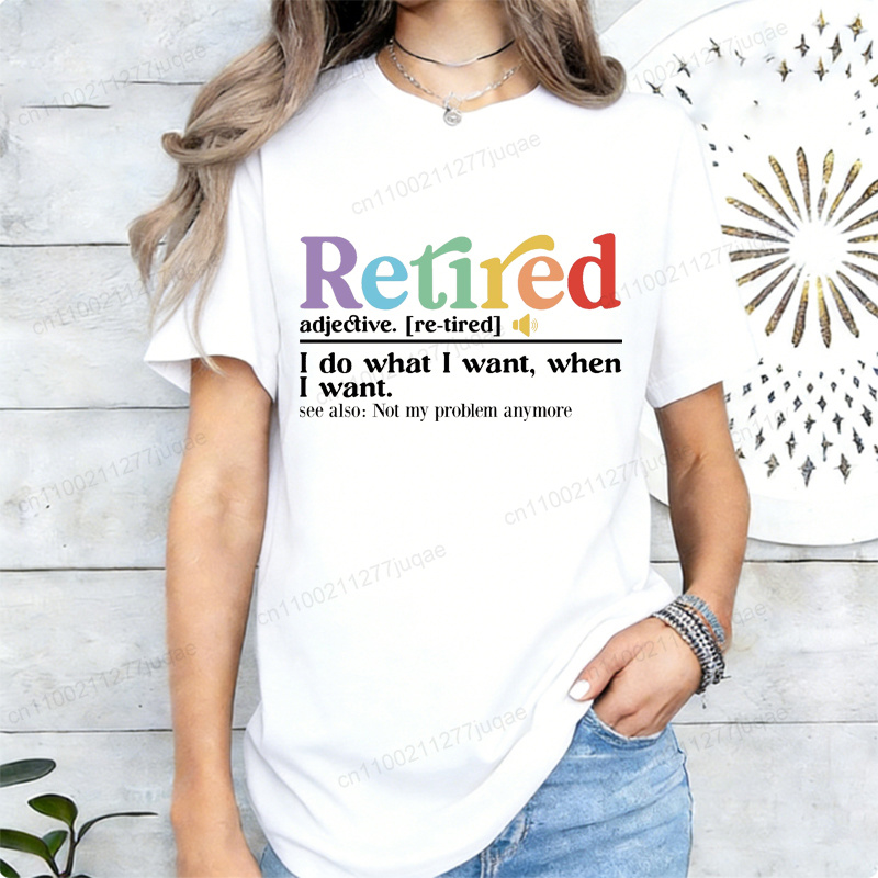 Funny Retirement Tee Retired D – Street Fashion Definition Bewertung und Preis