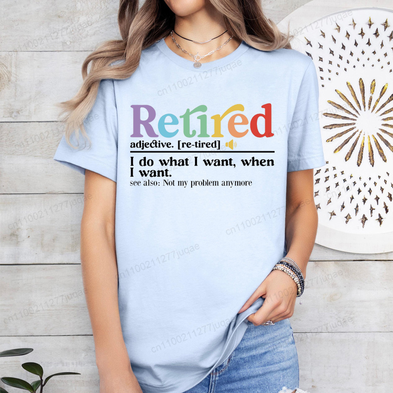 Funny Retirement Tee Retired D – Street Fashion Definition Bewertung und Preis