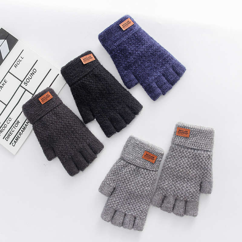 Men's Knitted Gloves Winter Th – Street Fashion Gloves Bewertung und Preis
