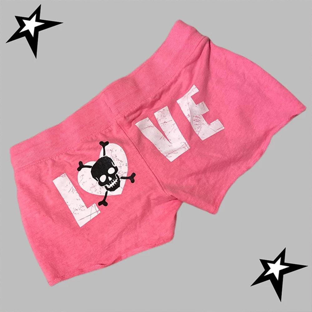 Summer Retro Punk Shorts Casua – Street Fashion American Bewertung und Preis