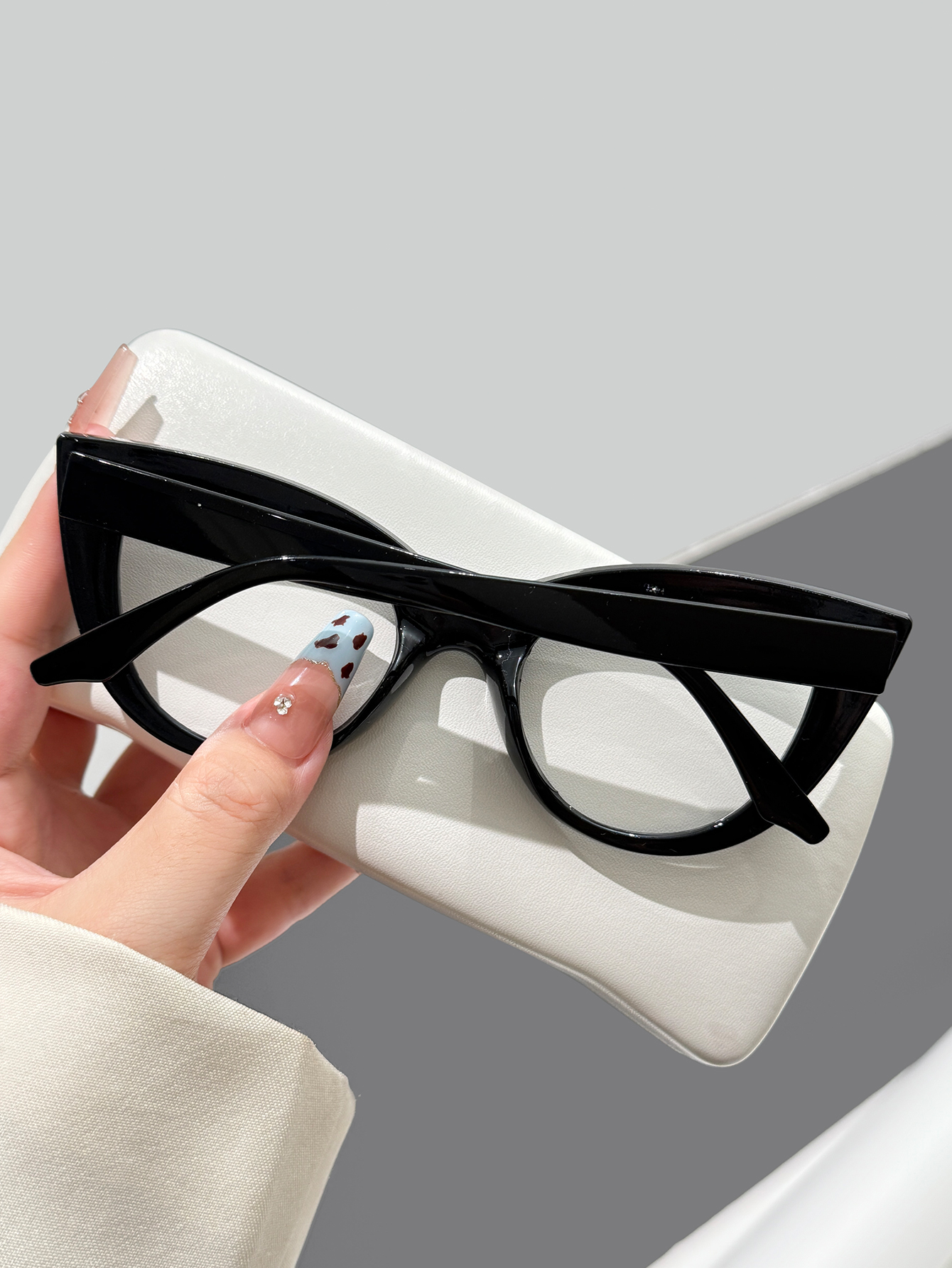 1pc retro black thick frame ca – Street Fashion American Bewertung und Preis