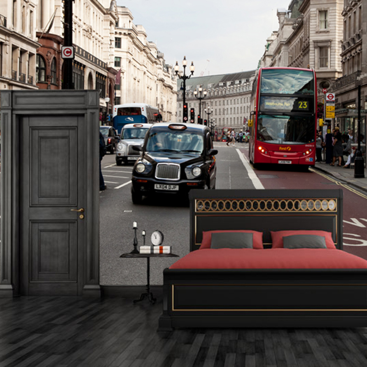 Custom 3D City street scene mu – Street Fashion Wallpaper Bewertung und Preis